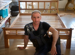 Покрытие столярных изделий натуральными маслами