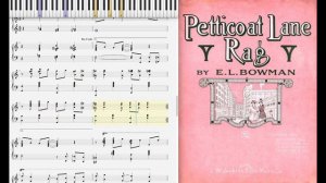 Petticoat Lane Rag by Euday Bowman (1915, Ragtime piano)