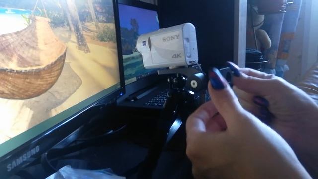 Крепление камеры sony x3000 на штатив (задумка) смотреть онлайн