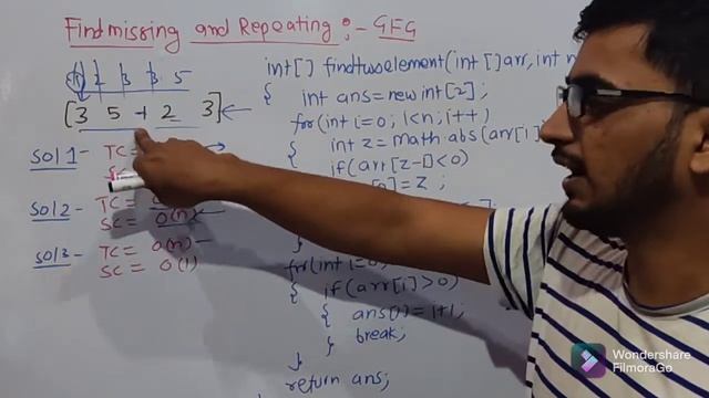 Find Missing And Repeating (GeeksforGeeks): Problem of the Day 14/20/2022 | Time: O(N) | Space: O(1 смотреть онлайн