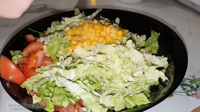 Самый вкусный диетический салат/Для худеющих самое то, ешь и не считай ккал.