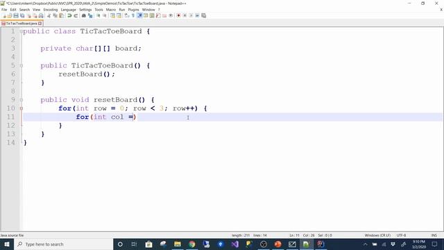 Java 2, Spring 2020 - Chapter 8 Part 2 смотреть онлайн