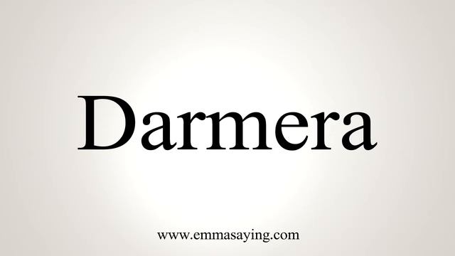 How To Say Darmera смотреть онлайн
