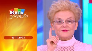 Жить здорово! Выпуск от 13.11.2023