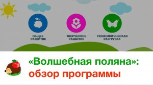 Знакомство с программой «Волшебная поляна»
