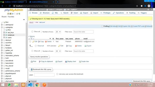 CRUD-2: RESTful API in codeigniter 3.x | Fetch/Get data from db using Rest API using Postman Auth