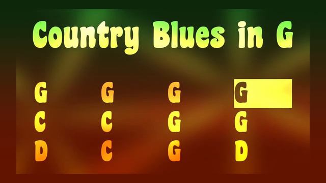 Country Blues in G major, backing track for guitar, 185bpm. Play along and enjoy!. !