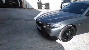 Спортивный выхлоп на BMW F10 Diesel