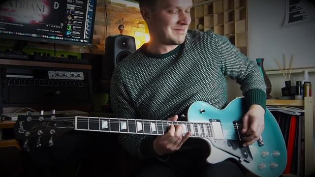 JAM SESSION IN E MINOR (with a really nice Les Paul Modern) смотреть онлайн