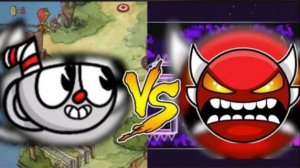 СЛОЖНЕЕ GEOMETRY DASH??? CUPHEAD! Мясо! Матюки! Прохождение на русском с монтажом!