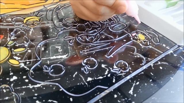 Рисование витражными красками/ Рисование по стеклу смотреть онлайн