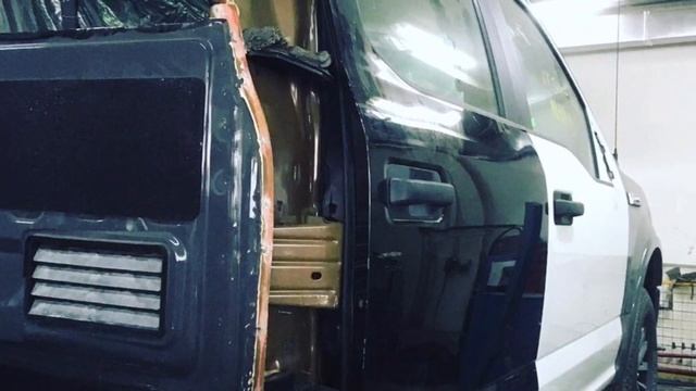 Ford F-150.Алюминиевый кузов ремонт. смотреть онлайн