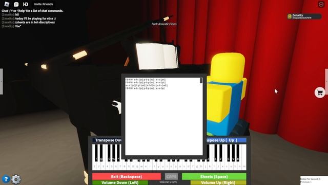 Fur Elise | Roblox piano | (Sheets in desc!) смотреть онлайн