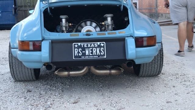 RS Werks built 911, local owned,  Tejas Treffpunkct, local Houston Porsche Aircooled GTG engine rev