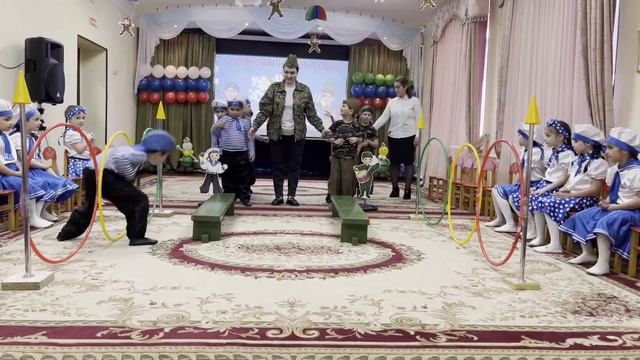 «День защитника Отечества» с подготовительной «б» группой смотреть онлайн