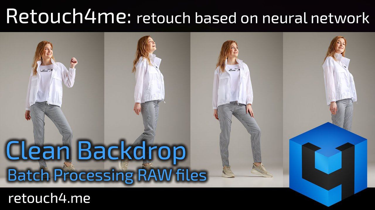 Retouch4me Clean Backdrop: Batch Processing RAW files смотреть онлайн