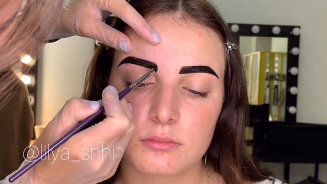 Как сделать четкий след на коже при окрашивании бровей хной Brow Henna