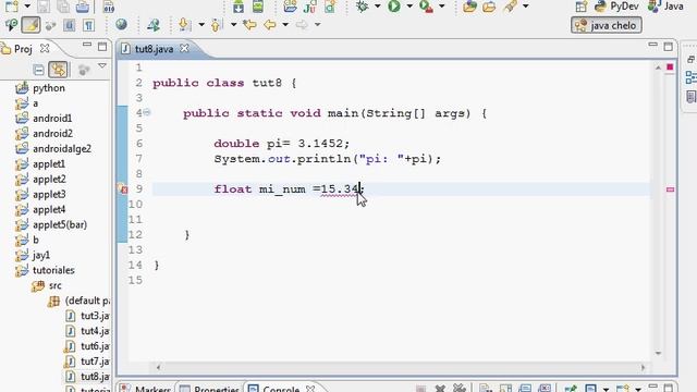 Tutorial Programacion Java 8 : Float, Double, Short смотреть онлайн