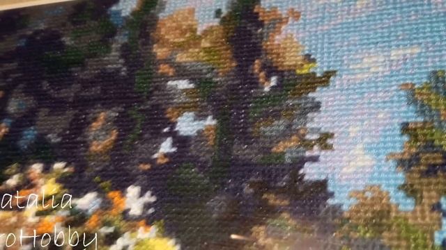 Вышивка крестом. Кот петитом - зачем? "Ночной город" от Nova Sloboda. смотреть онлайн