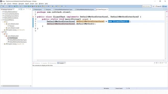 Is it possible to implement two interfaces with default method with same signature in Java 8 ?
