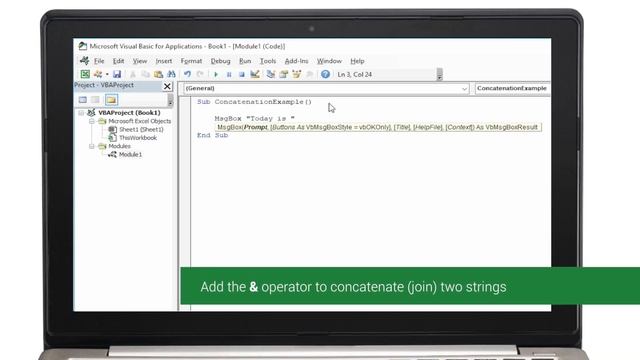 VBA Message Box - VBA tutorial смотреть онлайн
