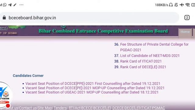 BCECE COUNSELLING NEW DATE || BCECE CHOICE FILLING 2021 BIHAR AGRICULTURE, NURSING,BPHARMA,ENGG. смотреть онлайн