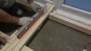Обшивка балкона евровагонкой