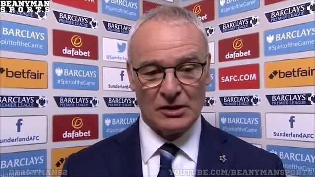 Интервью Клаудио Раньери Сандерленд - Лестер 0:2 (10.04.16) смотреть онлайн