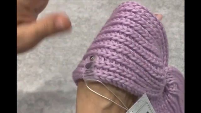 Вязаная женская повязка на голову из шерсти кашемира и мериноса