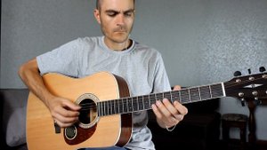 AC/DC на акустической гитаре, песня Highway to hell фрагмент