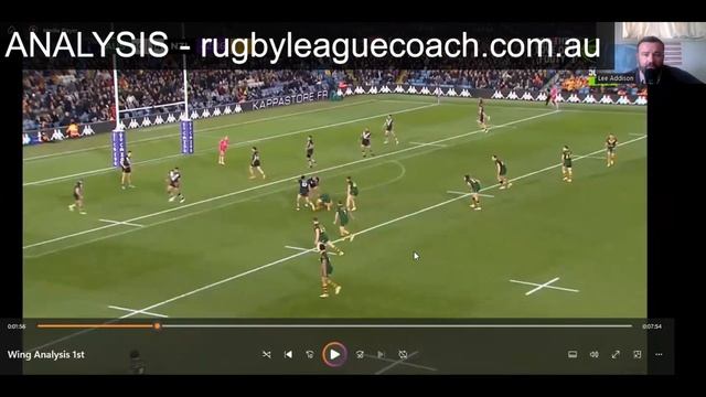 Rugby League Wing Play Analysis by Rugby League Coach смотреть онлайн