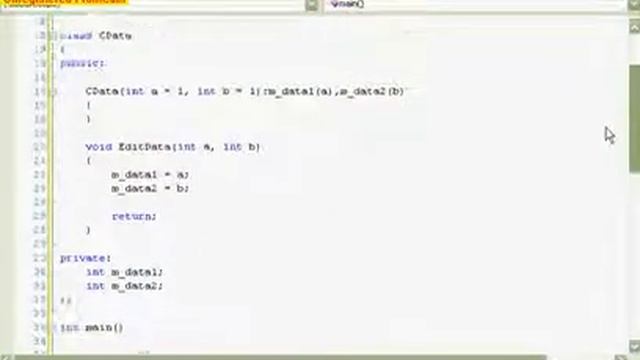 C++  Changing private data members through a member function смотреть онлайн