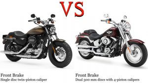 Harley Davidson Sportster XL 1200 vs Harley Davidson Fat Boy 103 Test specification comparison