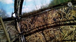 Скрадок на двух человек , для охоты на гуся и селезня.