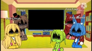 Fnia characters reacts to An interview with Springtrap (Gacha life)