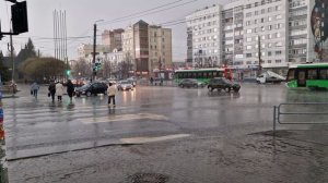 Первая гроза в Челябинске 2023г.