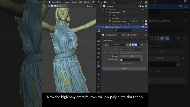 Blender Secrets - Detailed Clothes Simulated Easily