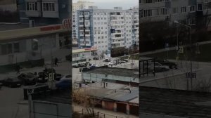 "Десятка" горит на улице Терновского в Пензе