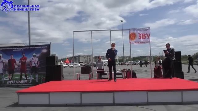 Флешмоб 29.05.16. Анимированный Танк и Пушка. Рекорд России смотреть онлайн