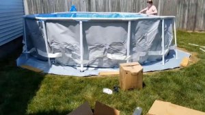 INTEX 26701EH 10ft x 30in Prism Frame Pool - Setup And Review