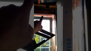 Монтаж плавающего каркаса с подшивкой гипсокартона 1й день