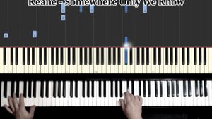 Keane - Somewhere Only We Know -- Piano Tutorial