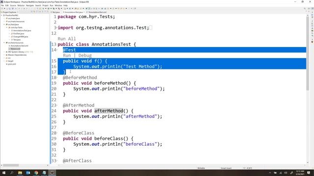 P7 - TestNG annotations and the flow of execution | TestNG | Testing Framework | смотреть онлайн