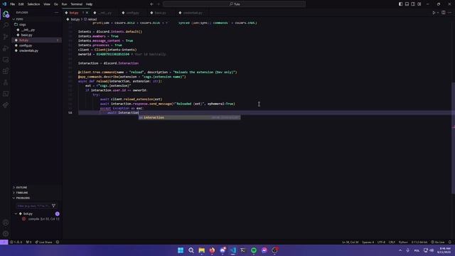 First bot setup・discord.py v2.0・No talking / Raw video・Episode 1