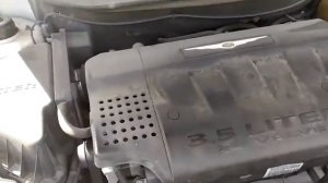 Крайслер Пацифика 3.5л 2005г .  Проверка двигателя в Америке перед разборкой и отправкой в Минск.