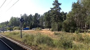 "Лето-2021" Электропоезд "Ласточка" ЭС2Г-239 сообщением (Калище - Санкт-Петербург-Балтийский)