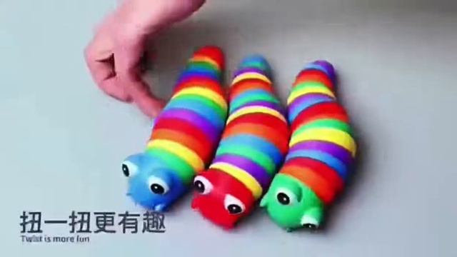 новая игрушка гусеница
