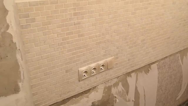 Кухонный Фартук из мозаики смотреть онлайн