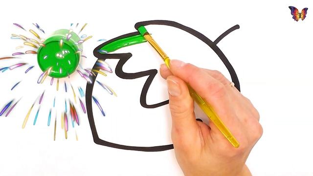 How to draw a nut for kids | Bolalar uchun chizmalar | Легкий рисунок лесной орех для детей смотреть онлайн