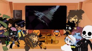FNaF and BATIM react to The Nightmare Before Christmas | This is Halloween |
